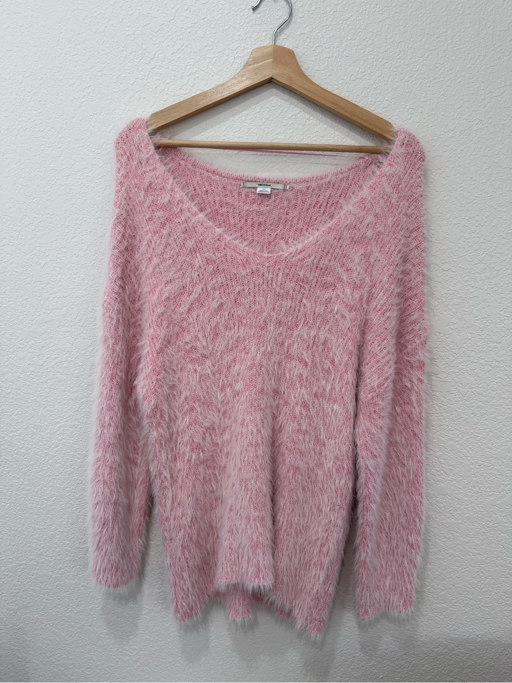 Kimchi Blue Urban Outfitters Pink Fuzzy Oversized Sweater